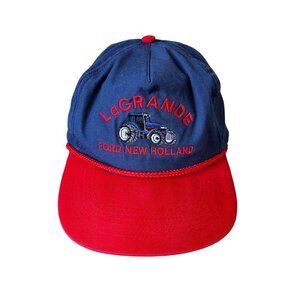La Grande Ford New Holland Fitted Embroidered Strapback Hat